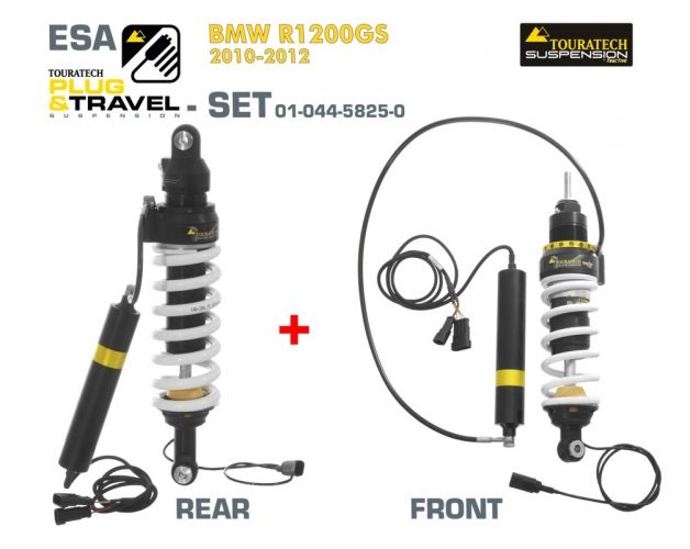 01-044-5825-0 Touratech Suspension Plug & Travel-ESA SET for BMW R1200GS Model 2010-2012