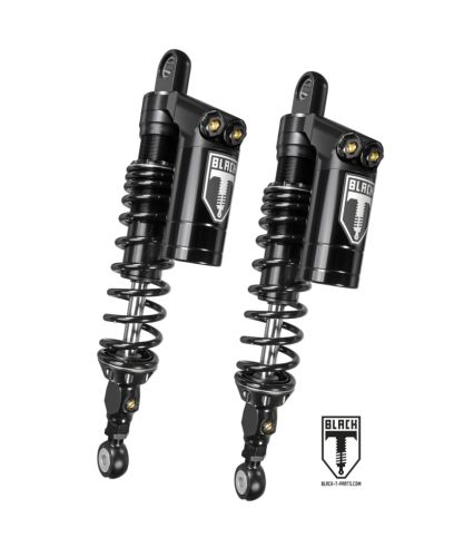 01-423-5866-0 BLACK-T Twin-Shock Set Stage3 with reservoir and length adjustment for Triumph Speed Twin from 2019 onwards.