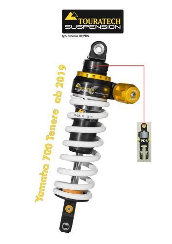 01-632-5860-0 Touratech Suspension shock absorber for Yamaha 700 Tenere (2019-) type Level2