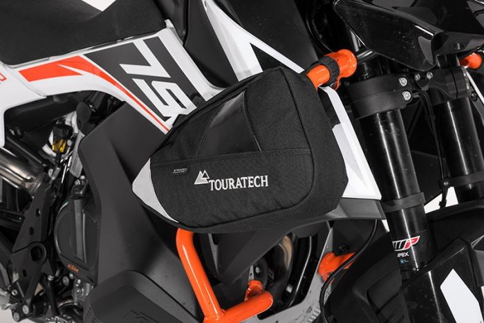 01-372-5820-0 Bags Ambato for crash bars 372-5160/372-5161/372-5162 for KTM 890 Adventure/ 890 Adventure R/ 790 Adventure /790 Adventure R (1 pair)