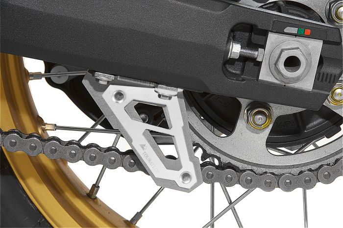 01-402-5306-0 Chain guard fin, anodized aluminum, for Honda CRF 1000L Africa Twin/ CRF1000L Adventure Sports