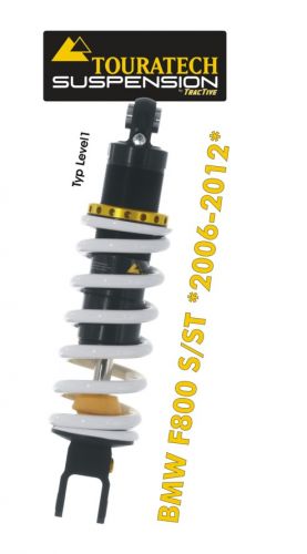01-612-5860-0 Touratech Suspension shock absorber for BMW F800S/ST (2006-2016) Type Level1/Level2