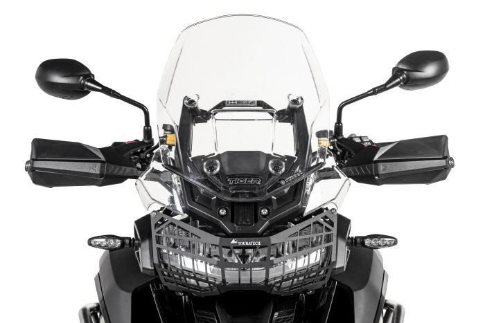 01-424-5661-0 Hand protectors DEFENSA Expedition, black, for Triumph Tiger 1200 (-2022)