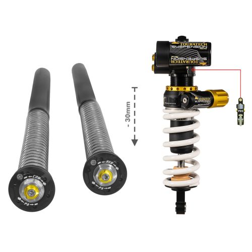 01-372-5877-0 Lowering SET - 30mm Extreme cartridge and shock absorber for KTM 790 Adventure R (2019-)