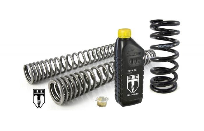 01-058-2639-0 BLACK-T progressive replacement springs for Yamaha XJR 1300 1998 - 2001