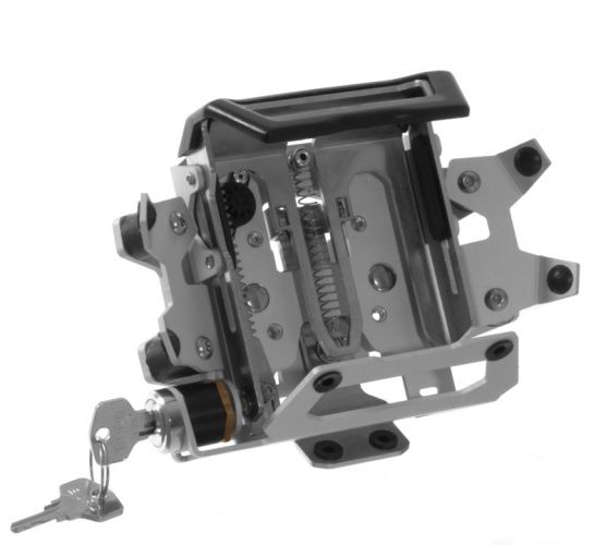 01-065-0600-0 Garmin Montana/ BMW Navigator Adventure handlebar mounting *lockable* *anodised silver aluminium*