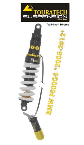 01-048-5871-0 Touratech Suspension shock absorber for BMW F800GS 2008-2012 type Inline Extreme