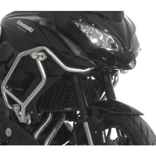 01-408-5016-0 Osłona chłodnicy do Kawasaki Versys 650 od 2015, aluminiowa czarna