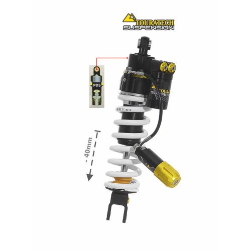01-403-5878-0 Touratech Suspension lowering shock (-40mm) for Honda CRF1100L Adventure Sports (without EERA) from 2020 Type Extreme
