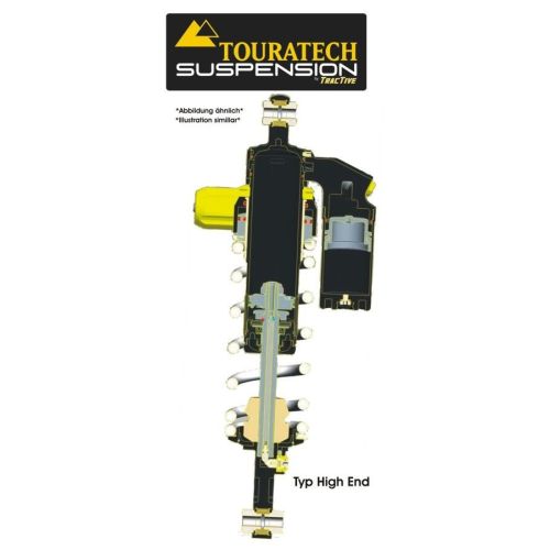 01-391-5870-0 Touratech Suspension shock absorber for Suzuki V-Strom 1000 from  2014 Typ Highend