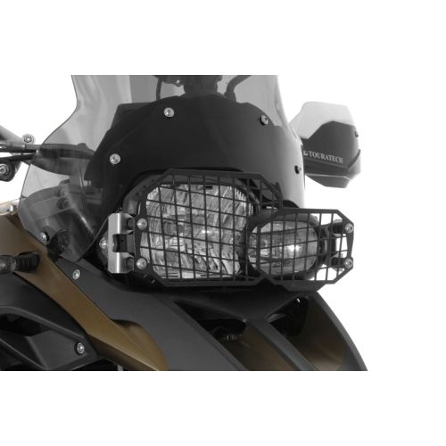 01-048-5095-0 Proteccion de acero inoxidable para los faros negro, con cierre rapido, para BMW F650GS(Twin)/F700GS/F800GS/F800GS Adventure *OFFROAD USE ONLY*