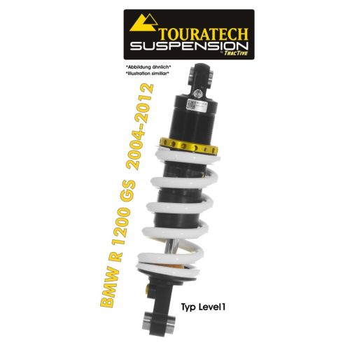 01-044-5860-0 Ressort-amortisseur de suspension Touratech *arriere* pour BMW R1200GS* (2004-2012) Type *Level1*