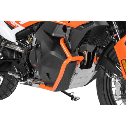 01-372-5157-0 Arceau de protection du reservoir en acier inoxydable, orange pour KTM 890 Adventure/ 890 Adventure R/ 790 Adventure/ 790 Adventure R (-2022)