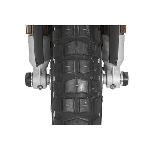 01-045-5507-0 Patin de protection essieu avant (Set) pour BMW R1250GS (-2021)/ R1250GS Adventure (-2021)/ R1200GS (LC) / R1200GS Adventure (LC)/ R1250RT/ R1200RT (LC)