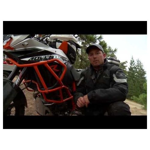 01-371-5161-0 Crash bar extension for KTM 1050 Adventure/ 1090 Adventure/ 1190 Adventure/ 1190 Adventure R for original KTM crash bars, orange
