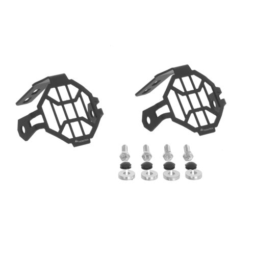 01-045-5468-0 Proteccion para los faros LED original de BMW, aluminio anodizado, negro (-2017) *OFFROAD USE ONLY*