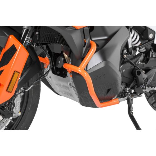 01-372-5157-0 Arceau de protection du reservoir en acier inoxydable, orange pour KTM 890 Adventure/ 890 Adventure R/ 790 Adventure/ 790 Adventure R (-2022)