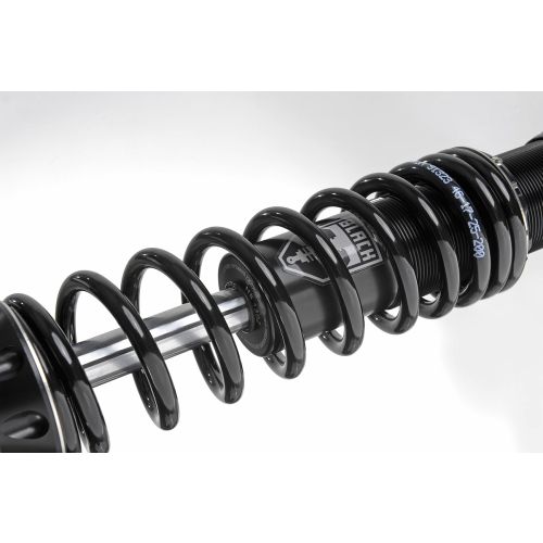 01-660-5812-0 BLACK-T Twin-Shock Set Stage2 for Harley Davidson FLH / FLTR Road Glide / Road King / Street Glide 2015-2020 (length 12 inch)