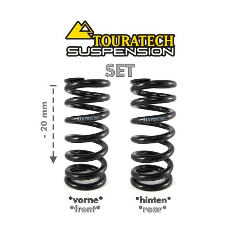 01-045-7446-0 Resortes progresivos de intercambio de descenso -20mm para BMW R1200GS (LC) Adventure 2014-2018 