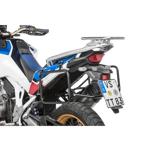 01-403-5560-0 Stainless steel pannier rack, black for Honda CRF 1100 L Africa Twin (2022-), CRF1100L Adventure Sports