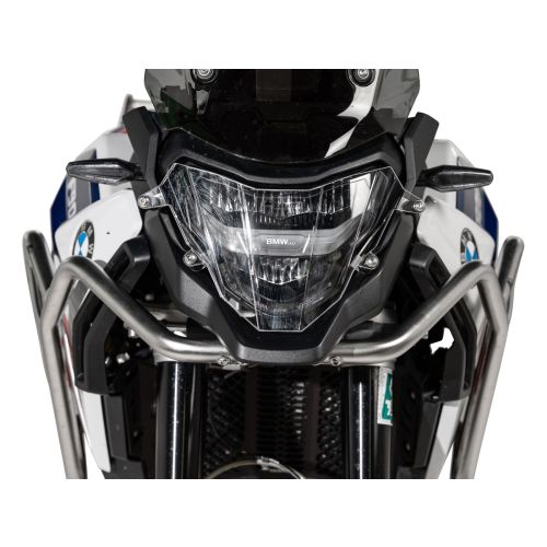 01-083-5090-0 Proteccion de makrolon para los faros, negra, con cierre rapido para BMW F900GS *OFFROAD USE ONLY*