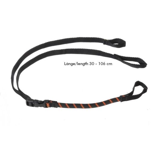 01-055-0422-0 Rokstraps Strap It™  Pack Adjustable *black-orange* 30-106 cm with loops