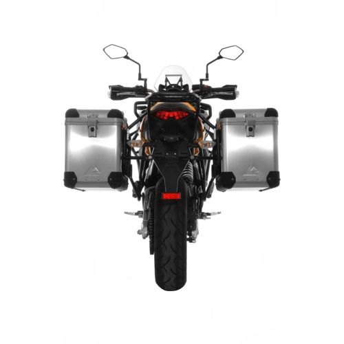 01-408-5770-0 ZEGA Pro sistema de maletas 45/45 litro con soporte acero negro para Kawasaki Versys 650 (2010-2014)