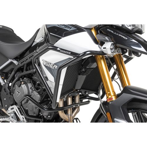 01-421-5161-0 Estribo de proteccion de revestimiento negro para Triumph Tiger 900 (-2023)