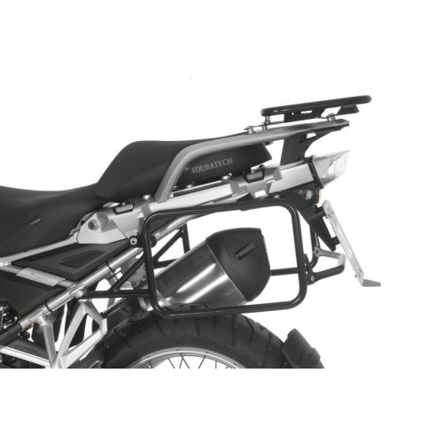 01-038-5560-0 Porte-bagages en acier inoxydable noir, pour BMW R1250GS/ R1250GS Adventure/ R1200GS (LC)/ R1200GS Adventure (LC)