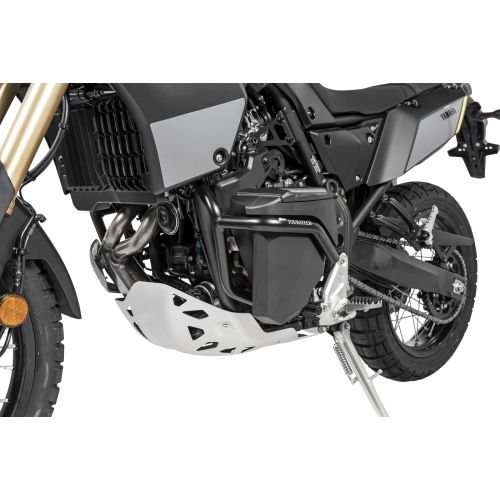 01-632-5168-0 Skrzynka narzędziowa z lewym gmolem dolnym, czarny, stal nierdzewna do Yamahy Tenere 700