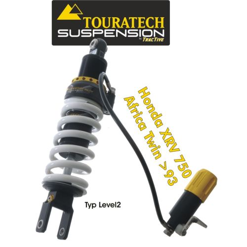 01-058-0012-0 Amortisseur de suspension Touratech pour Honda XRV 750 Africa Twin (1993-) type Level2
