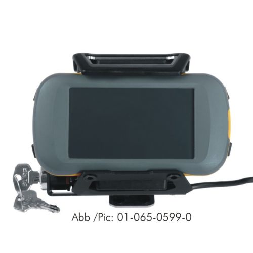 01-065-0600-0 Soporte de manillar Garmin Montana/ BMW Navigator Adventure  *con cierre* *anodizado de aluminio natural*