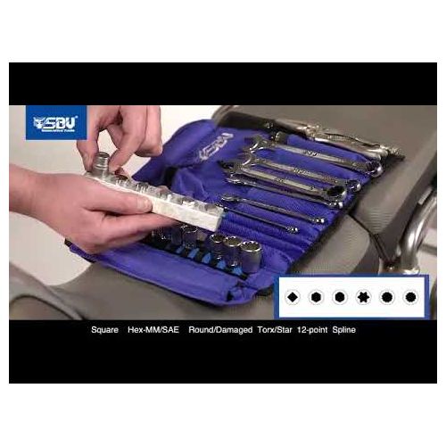 01-070-2110-0 Adventure motorcycle toolset, 60 pcs