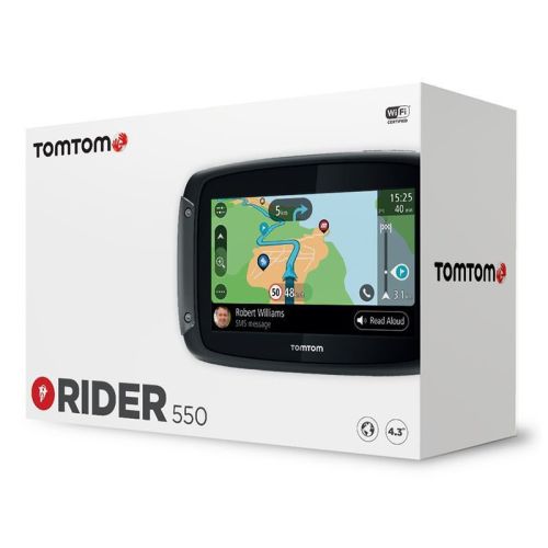 01-060-1470-0 TomTom Rider 550 World, Lifetime cartes mondiales