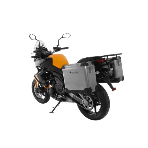 01-408-5750-0 ZEGA Pro systeme de coffre aluminium 31/31 litre avec support acier noir pour Kawasaki Versys 650 (2010-2014)