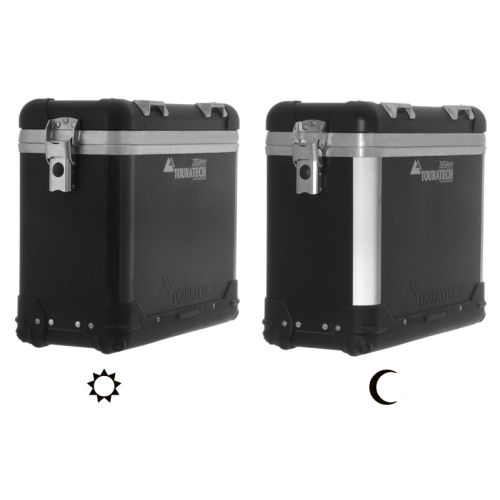 01-050-0888-0 *Black* reflective strips for ZEGA Pro / ZEGA Pro2 pannier edges (pack contains 2 stickers)
