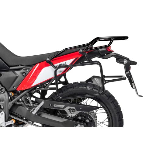 01-632-6560-0 Porte-bagages en acier inoxydable, noir pour Yamaha Tenere 700 / World Raid