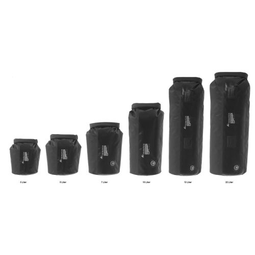 01-055-3063-0 Sac polochon PS17 avec soupape, taille L, 10 litres, noir, by Touratech Waterproof made by ORTLIEB