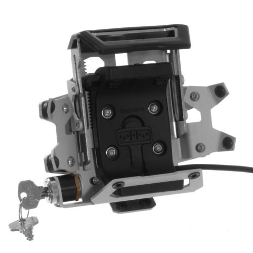 01-065-0600-0 Soporte de manillar Garmin Montana/ BMW Navigator Adventure  *con cierre* *anodizado de aluminio natural*