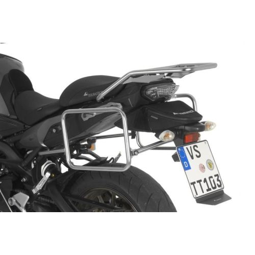 01-630-5560-0 Porte-bagages en acier inoxydable, noir pour Yamaha MT-09 Tracer (2015-2017)