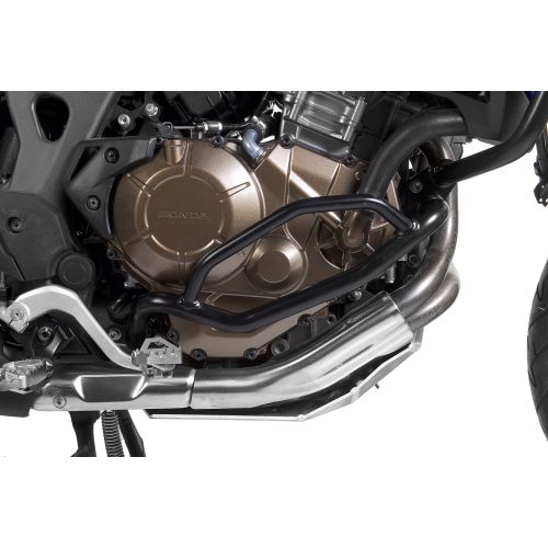 01-402-5157-0 Estribo de proteccion del motor, acero inoxidable negro, para Honda CRF1000L Africa Twin