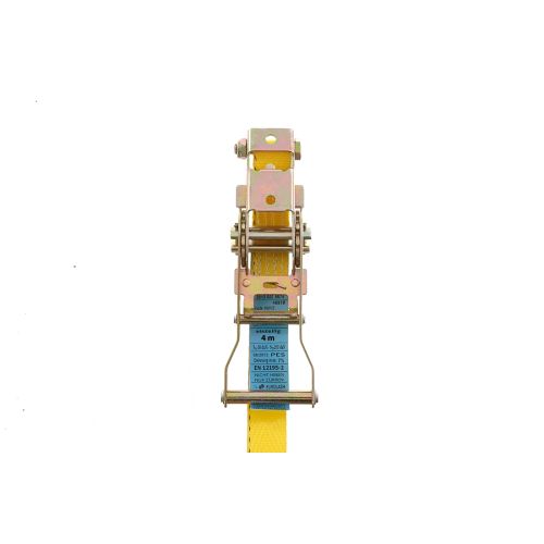 01-055-0037-0 Strap with ratchet *yellow*, industrial use