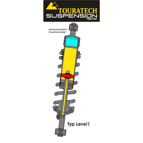 01-630-5860-0 Touratech Puntal de suspension para Yamaha MT 09 Tracer (2015-) Tipo Level1