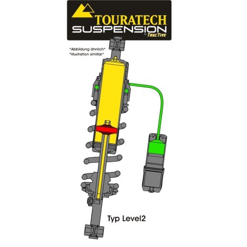01-390-5882-0 Amortisseur Touratech Suspension pour Suzuki V-Strom 650/XT (2012-2020) type Level2