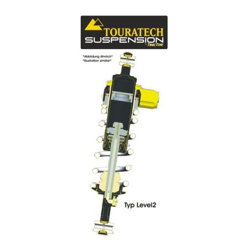 01-044-5880-0 Touratech Tubo amortiguador de la suspension *detras* para BMW R1200GS (2004-2012) tipo *level2*