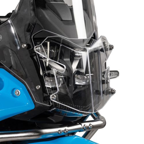 01-632-5092-0 Headlight protector makrolon with quick release fastener for Yamaha Tenere 700 (2025-) *OFFROAD USE ONLY*