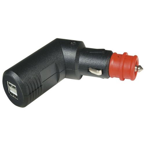 01-030-0065-0 Cargador USB doble, pivotante, 12V / 5V, 2 x 2,5 A