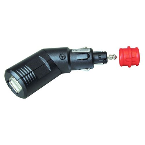 01-030-0065-0 Cargador USB doble, pivotante, 12V / 5V, 2 x 2,5 A