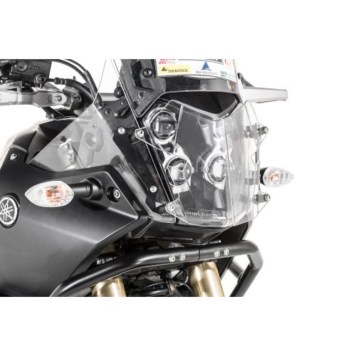 01-632-5090-0 Headlight protector makrolon with quick release fastener for Yamaha Tenere 700 (-2024) *OFFROAD USE ONLY*