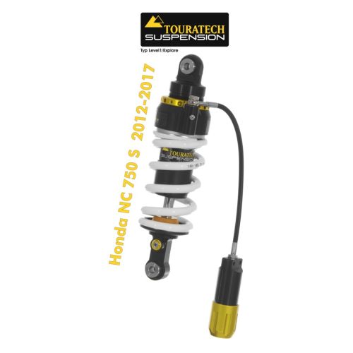 01-405-5865-0 Amortisseur de suspension Touratech pour Honda NC750S (2012-2017) type Level2